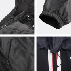 Life Easy Supply Isolation Protective Jacket With Detachable Face Shield Waterproof Personal Protective Clothing