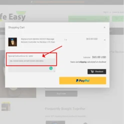 Life Easy Supply EMoMo NHX03 Massage Remote Controller For Recliner Lift Chair