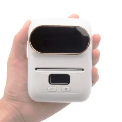 Life Easy Supply M110 Portable Bluetooth Thermal Printer Mini Mobile Sticker Label Maker, QR Barcode Clothing Jewelry Label Printing Machine