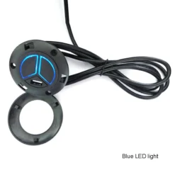 Life Easy Supply Switch & Charger Universal Fixed 2 Button Remote Controller For Recliner Sofa With USB Charger & LED Light Round Shape