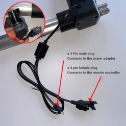 Life Easy Supply KDFSJ-403-6 Kaidi Linear Actuator For Power Recliner Lift Chairs