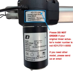Life Easy Supply KDYJT011-005B Kaidi Linear Actuator For Power Recliner Lift Chair