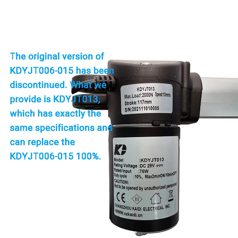 Life Easy Supply KDYJT006-15 Kaidi Linear Actuator 5 Life Easy Supply KDYJT006-15 Kaidi Linear Actuator