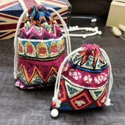 Life Easy Supply Other Products 8Pcs Drawstring Linen Storage Bag Beam Bag For Small Items Like Gifts Jewelry Cosmetic Electronics Coins