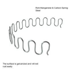 Life Easy Supply Extra Length Upholstery Zig-Zag Spring Kit-6pk Springs Clips Nails For Furniture Chair Couch Repair