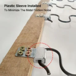 Life Easy Supply 10 Pcs Furniture Upholstery Zig-Zag Spring Clips F/ Sofa Couch Recliner W/ Screw