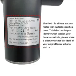 Life Easy Supply FY01 Linear Actuator Motor By Wuxi JDR WX Feiya For Recliner Lift Chairs