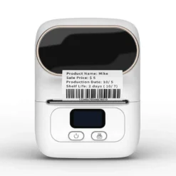 Life Easy Supply M110 Portable Bluetooth Thermal Printer Mini Mobile Sticker Label Maker, QR Barcode Clothing Jewelry Label Printing Machine