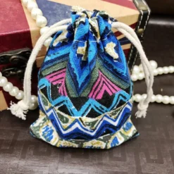 Life Easy Supply Other Products 8Pcs Drawstring Linen Storage Bag Beam Bag For Small Items Like Gifts Jewelry Cosmetic Electronics Coins