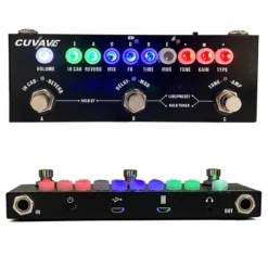 Life Easy Supply Cuvave Cube Baby Guitar Multi-Effects Pedal - Rechargeable 9 Preamp Reverse 8 IR Cab Simulation Other Products