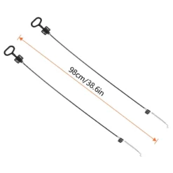 Life Easy Supply 98cm/38.6in Recliner Sofa Cable, Sofa Recliner Release Cable, D Ring Couch Recliner Pull Handle Upholstery