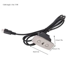 Life Easy Supply Rectangle Fixed 2 Button Switch With USB Charging Port For Home Theater Chair Power Recliner Sofa Switch & Charger 11 Life Easy Supply Rectangle Fixed 2 Button Switch With USB Charging Port For Home Theater Chair Power Recliner Sofa Switch & Charger