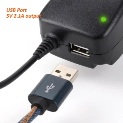 Life Easy Supply 3-12V Adjustable Power Switch Adapter 30W With 8 DC Conversion Plugs And USB Port Power Adapter