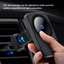 Life Easy Supply Magnetic Car Vent Mount For IPhone 12/Mini/Pro/Pro Max With Wireless Charging Support Magsafe 17 Life Easy Supply Magnetic Car Vent Mount For IPhone 12/Mini/Pro/Pro Max With Wireless Charging Support Magsafe