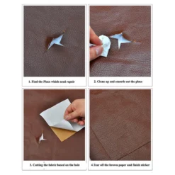 Life Easy Supply Upholstery Self-Adhesive Leather Patch For Furniture Repair 20*47 Inches