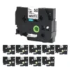 Life Easy Supply 10 Pcs 3rd Party Print Tape For Brother Printer 3/8 In (9mm) Replaces TZ-221 TZE-221 Other Products