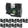 Life Easy Supply 10 Pcs Compatible Label Tape For Brother Printer 1/2in (12mm) Replaces TZe 231 TZe-231 TZe231 Other Products