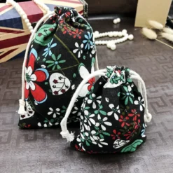 Life Easy Supply Other Products 8Pcs Drawstring Linen Storage Bag Beam Bag For Small Items Like Gifts Jewelry Cosmetic Electronics Coins